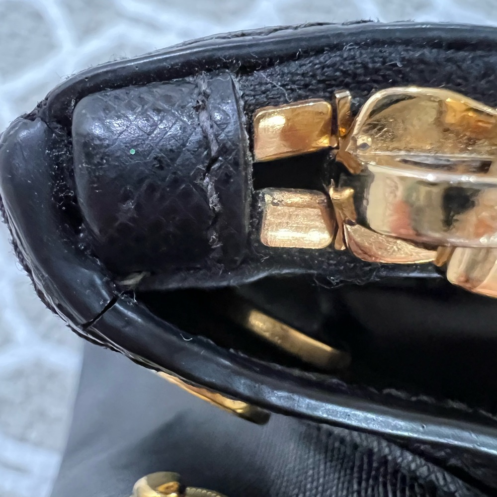 Large Prada Galleria Saffiano Black Leather Bag - Picture 14 of 16